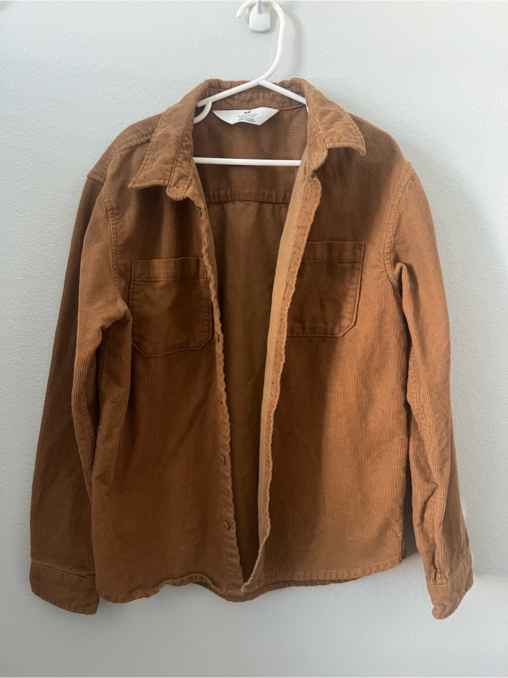 Boys H&M corduroy brown shirt jacket